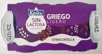 Sin lactosa griego ligero stracciatella