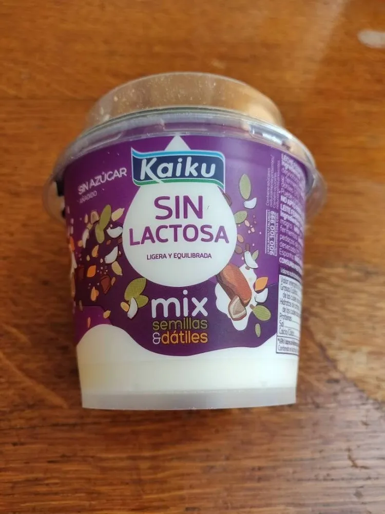 Kaiku Sin lactosa mix semillas y datiles