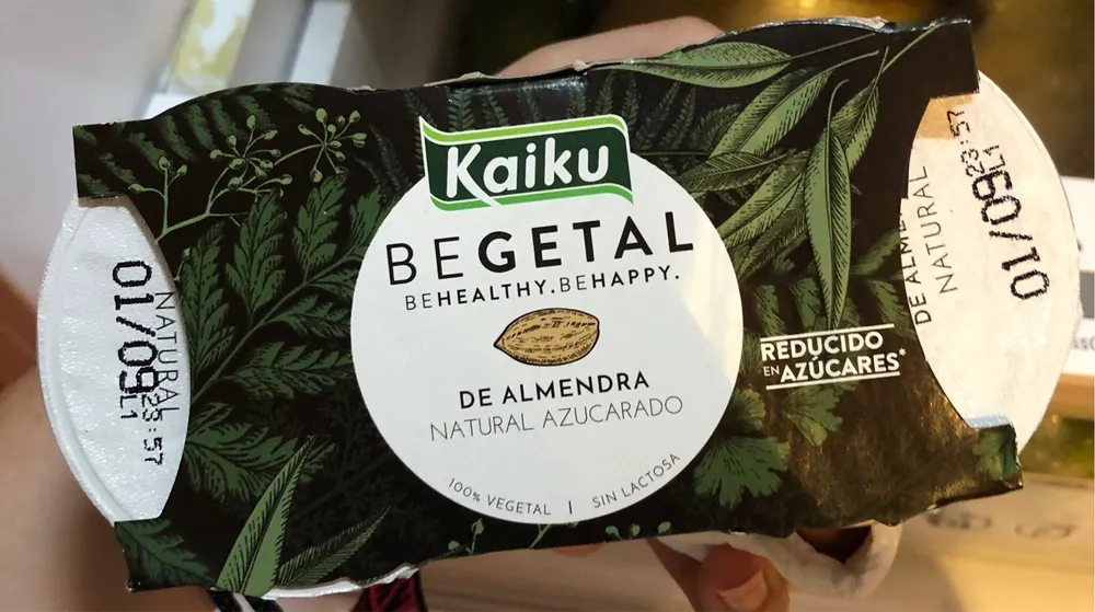 Begetal de almendra natural azucarado