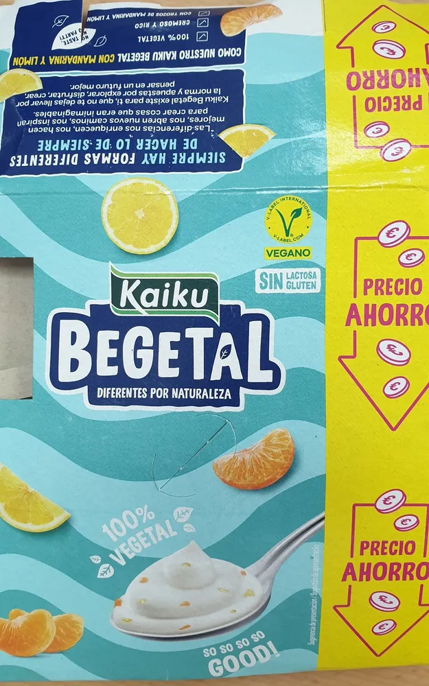 Kaiku Begetal mandarina y limón