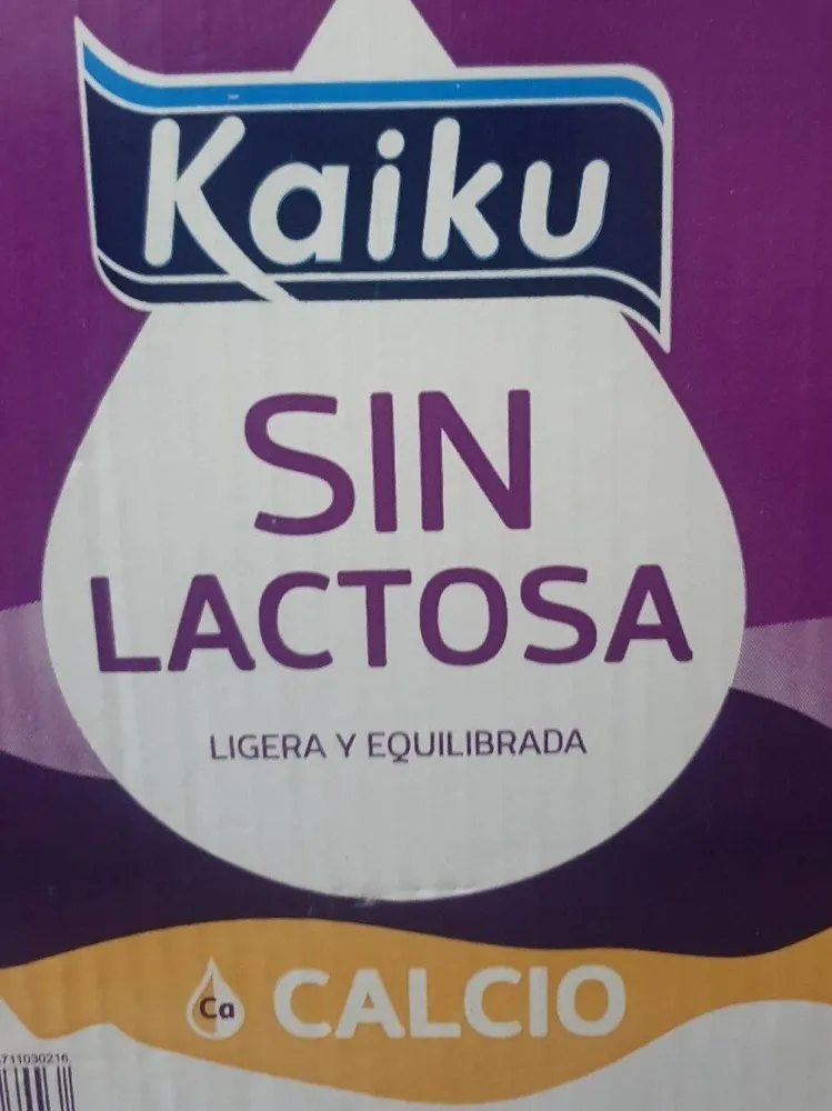 Leche sin lactosa calcio