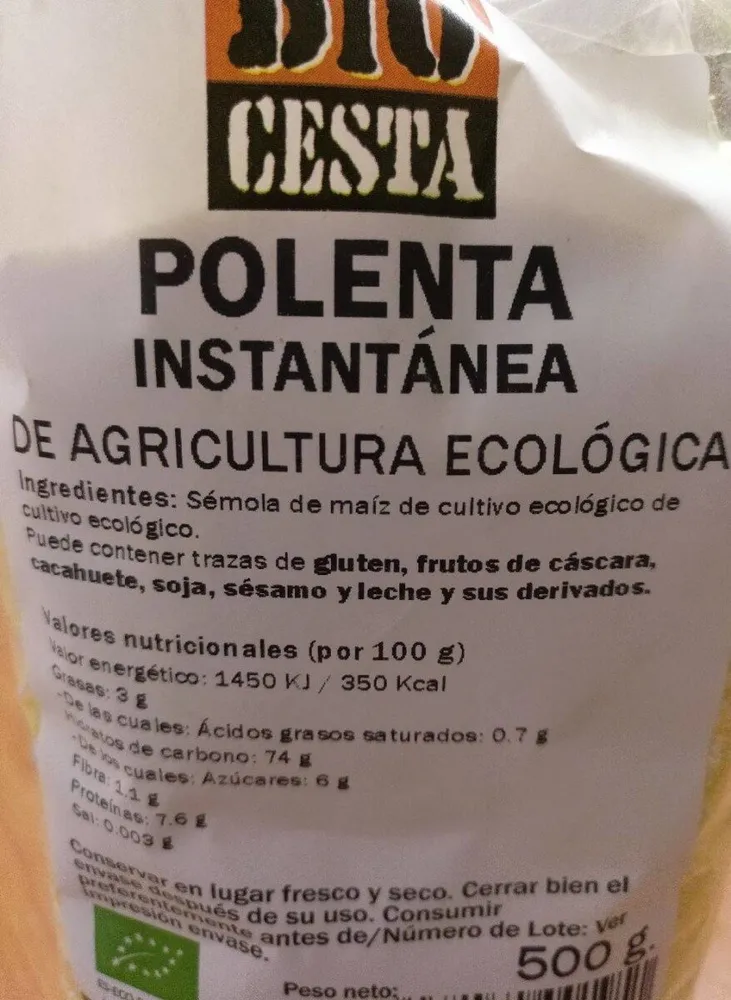 Polenta instantánea