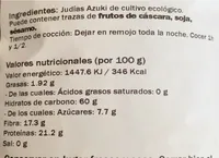 Judias azuki