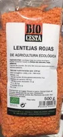 Lentejas rojas de agricultura ecológica