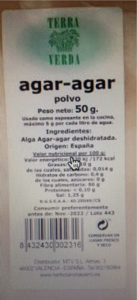 Agar agar