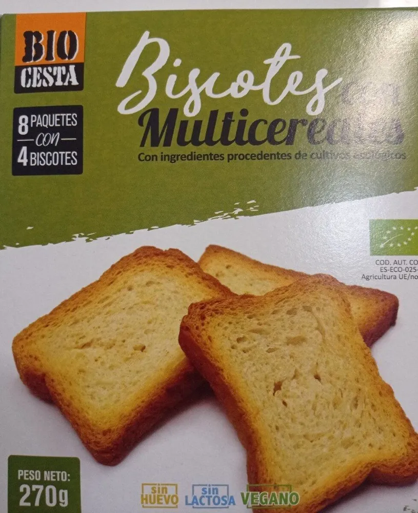 Biscotes con multicereales