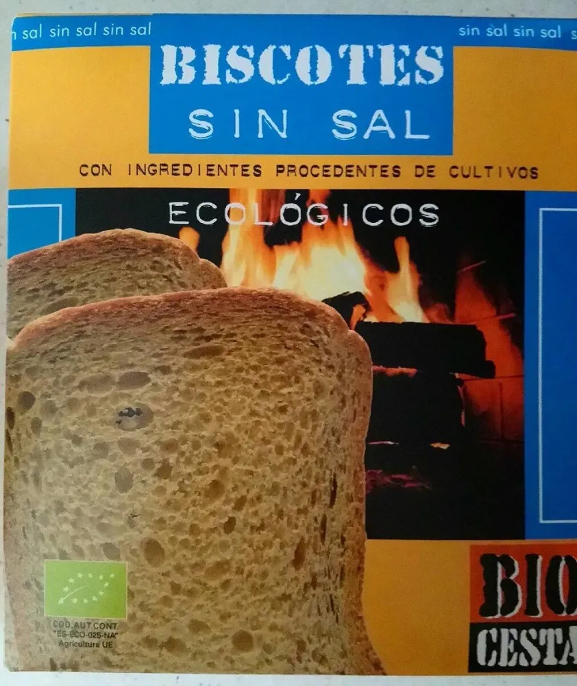 Biscotes sin sal