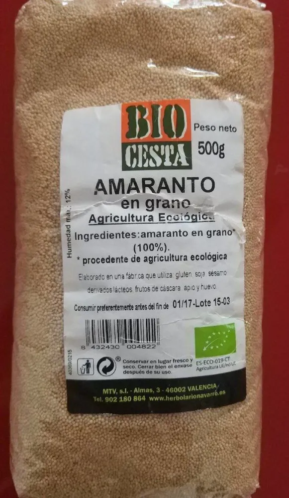 Amaranto en grano