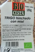 Trigo hinchando con miel