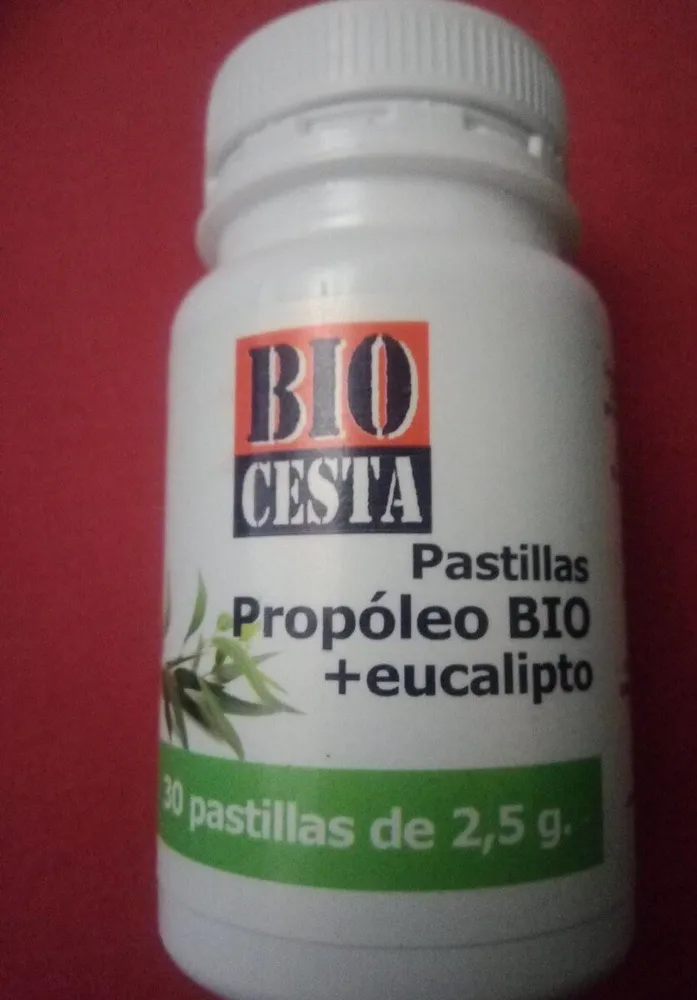 Pastillas propóleos bio+eucalipto