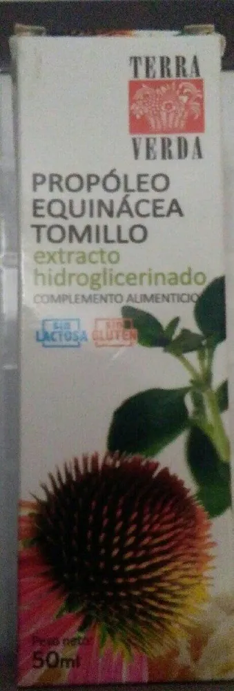 PROPOLEO, TOMILLO, EQUINACEA