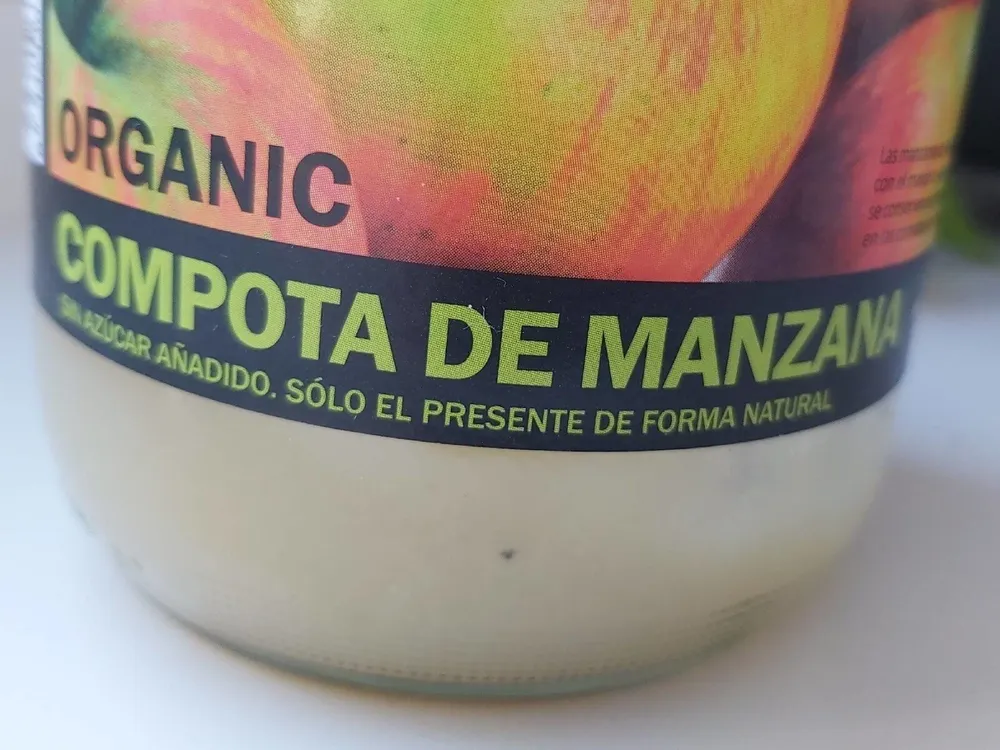Compota de manzana
