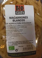 Macarrones Blancos de agricultura ecológica