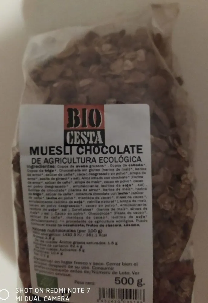 Muesli chocolate