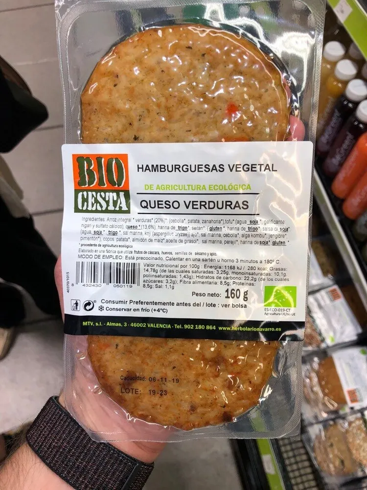 Hamburguesas vegetales
