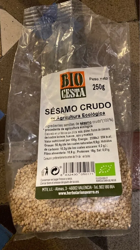 Bio Cesta Sésamo Crudo