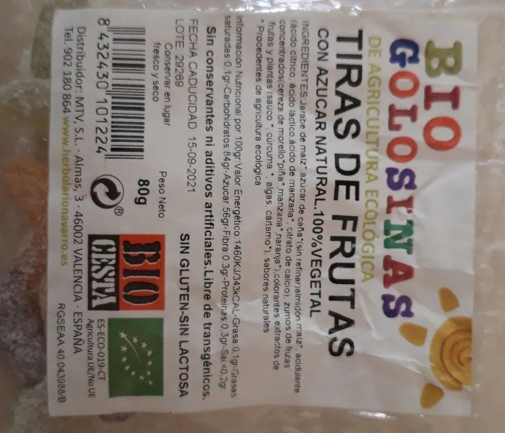 BIO golosinas