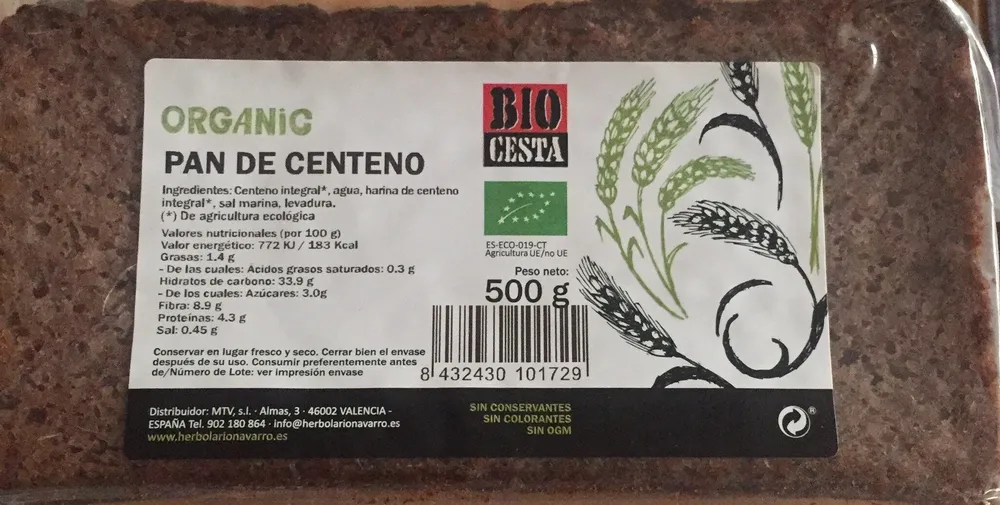 Pan de centeno