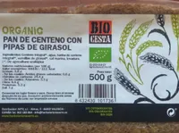 Pan de centeno con pipas de girasol