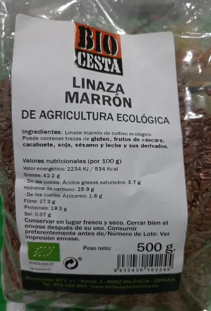 Linaza marrón