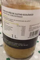 Zumo de piña ecológico