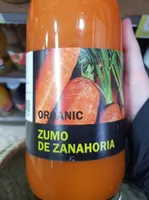 Organic zumo de zanahoria