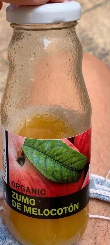Zumo de melocotón