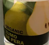 Organic Zumo de pera