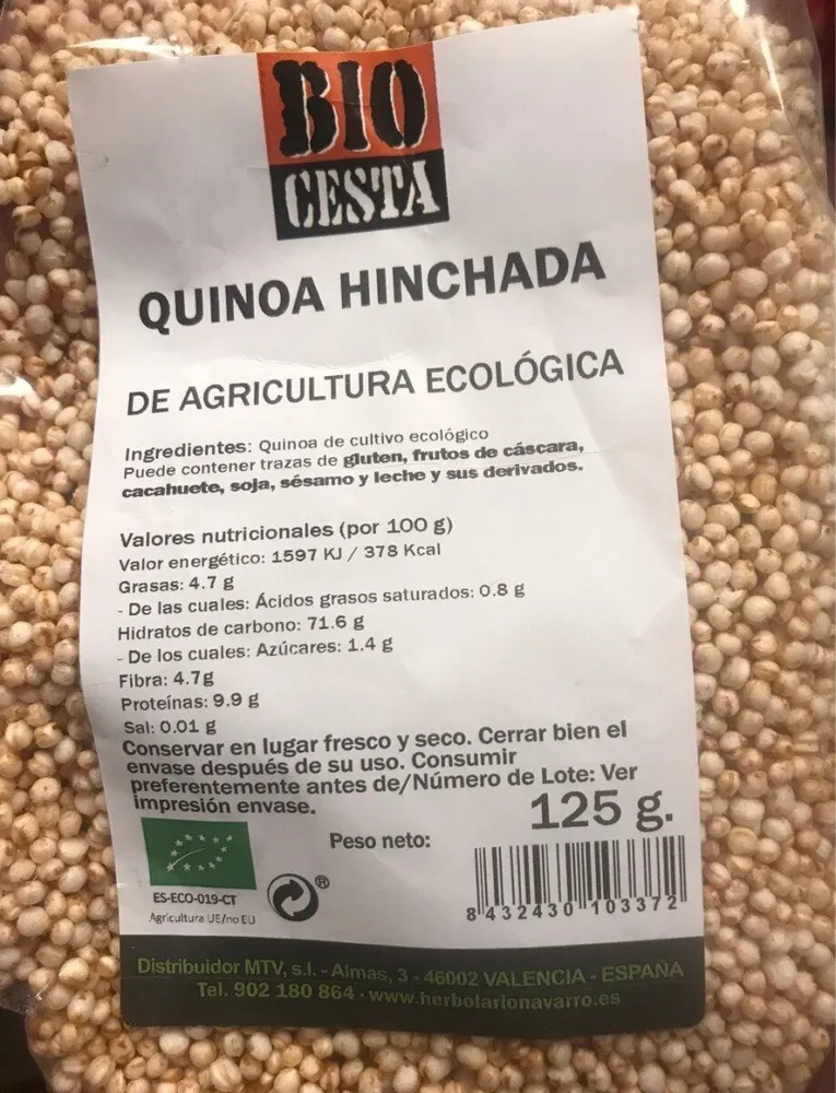 Quinoa hinchada