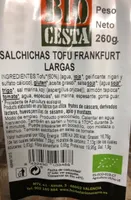 Salsichas Tofu Frankfurt Largas