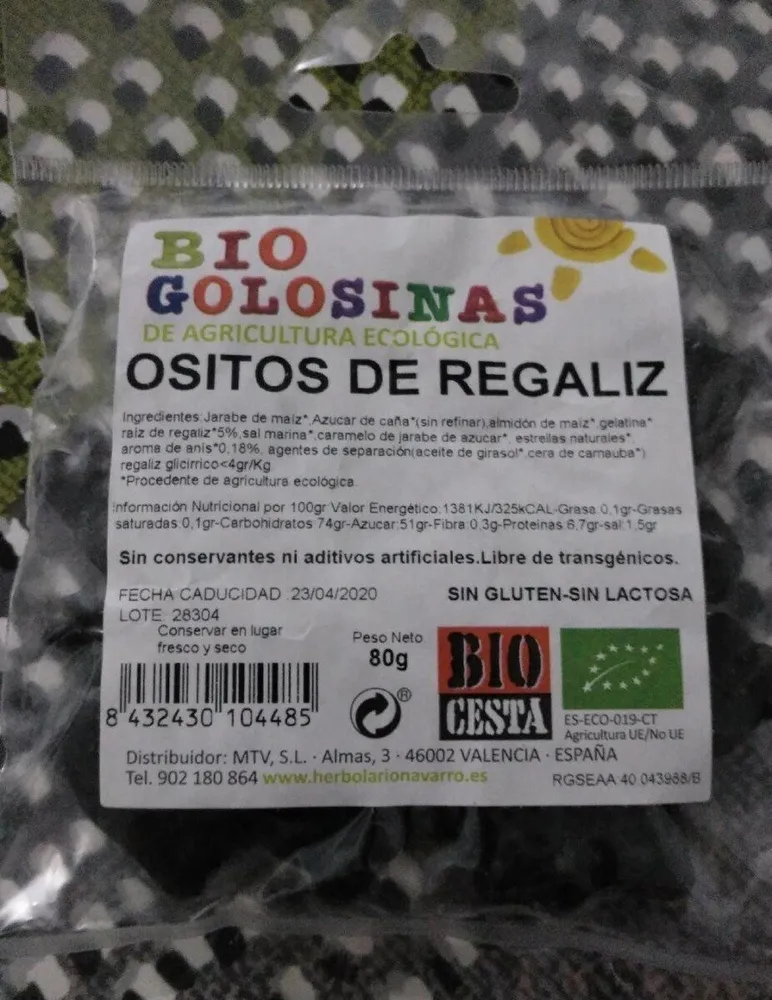 Bio golosinas