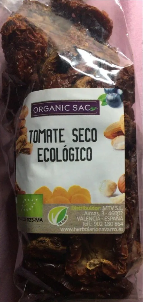 Tomate seco ecologico