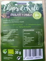 Chips de kale chocolate y canela