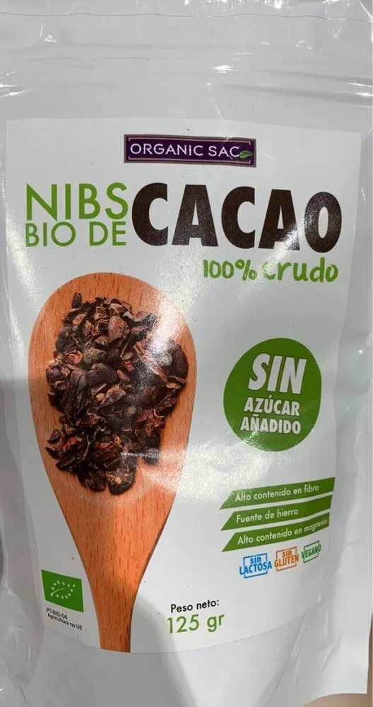 Nibs bio de cacao