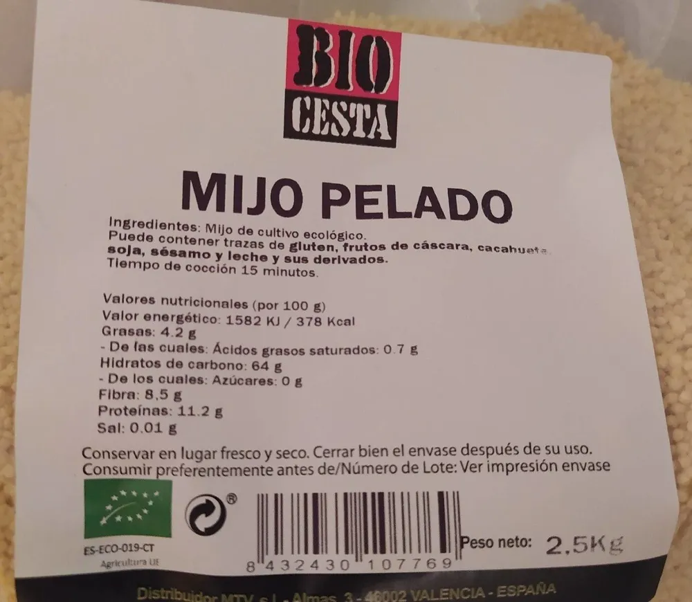 Mijo pelado
