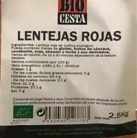 Lentejas rojas