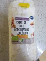 Chips de coco deshidratado