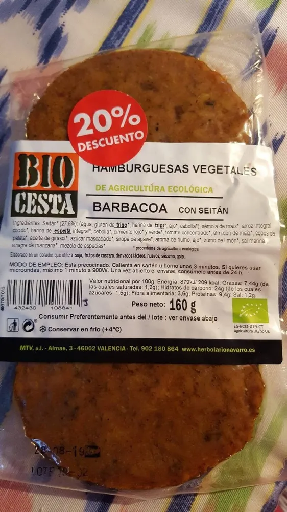 Hamburguesa vegetal