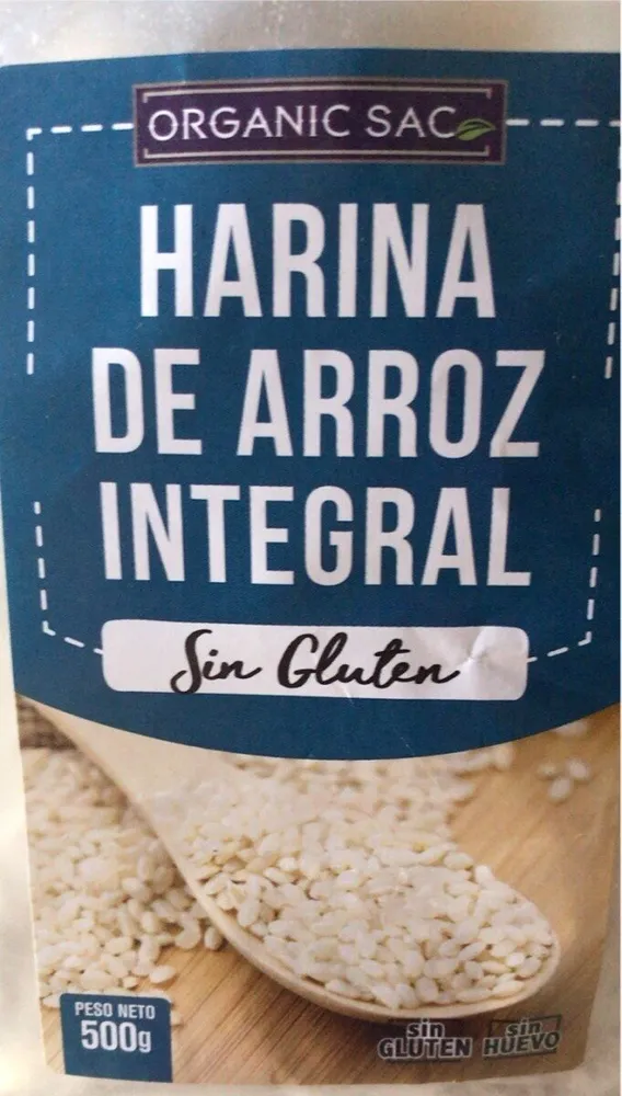 Harina de arroz integral
