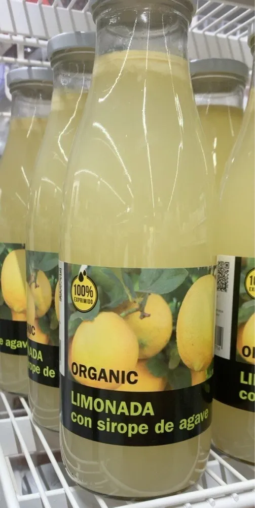 Limonada con sirope de agave