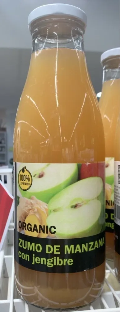 Zumo de manzana con jengibre