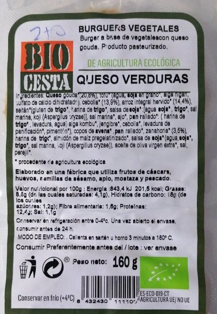 Hamburguesa vegetal