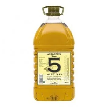 Aceite oliva suave 5 aceitunas