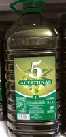 Aceite oliva intenso 5 aceitunas