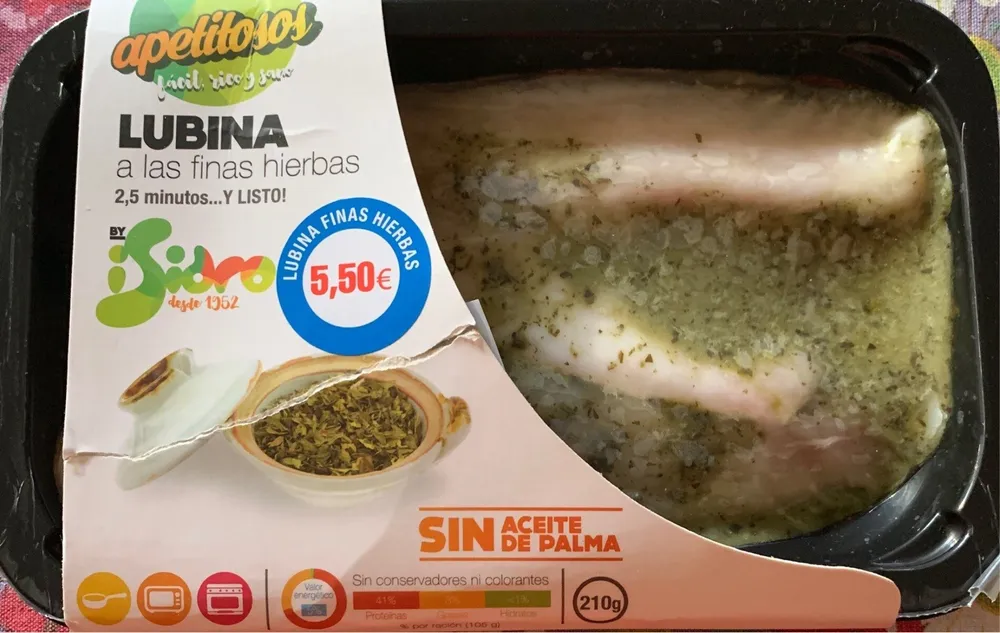 Lubina finas hierbas