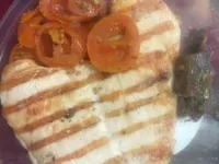Poulet braisé aux tomates cerises et aubergines