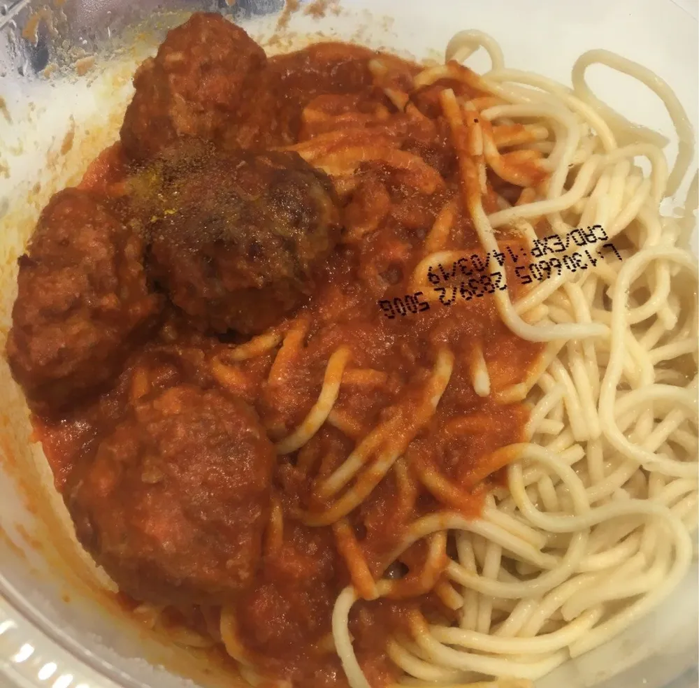 Spaghettis aux boulettes