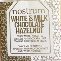 White & milk chocolate hazelnut