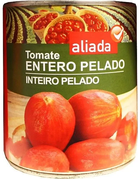 Tomate entero pelado