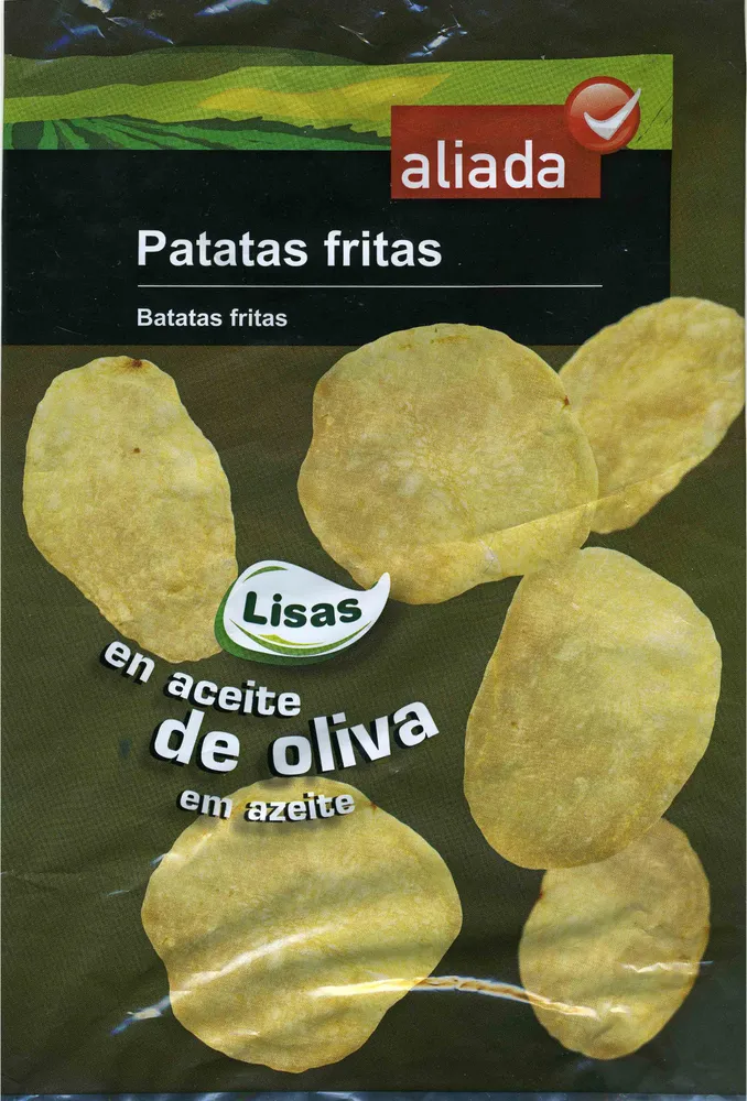 Patatas fritas lisas en aceite de oliva